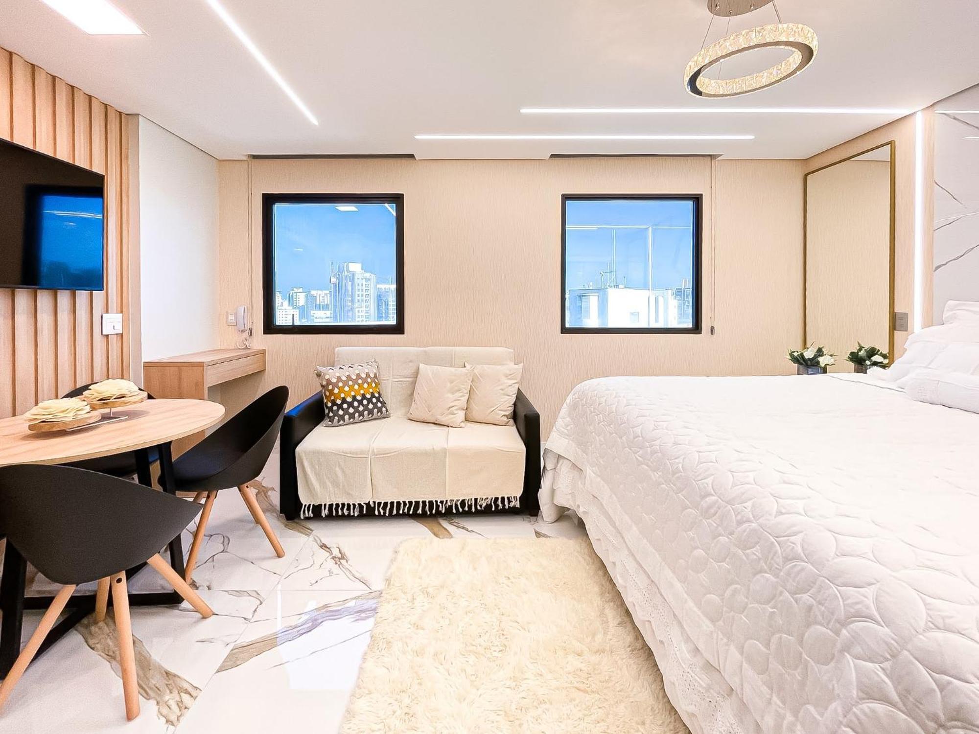 M N Flats - Flat Dentro Do Hotel Wi Av Ibirapuera 2927 เซาเปาโล ภายนอก รูปภาพ
