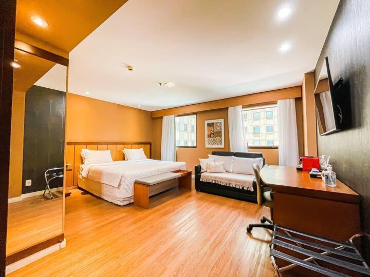 M N Flats - Flat Dentro Do Hotel Wi Av Ibirapuera 2927 เซาเปาโล ภายนอก รูปภาพ