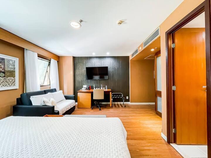 M N Flats - Flat Dentro Do Hotel Wi Av Ibirapuera 2927 เซาเปาโล ภายนอก รูปภาพ
